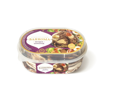 Мороженое Bahroma шоколад с фундуком